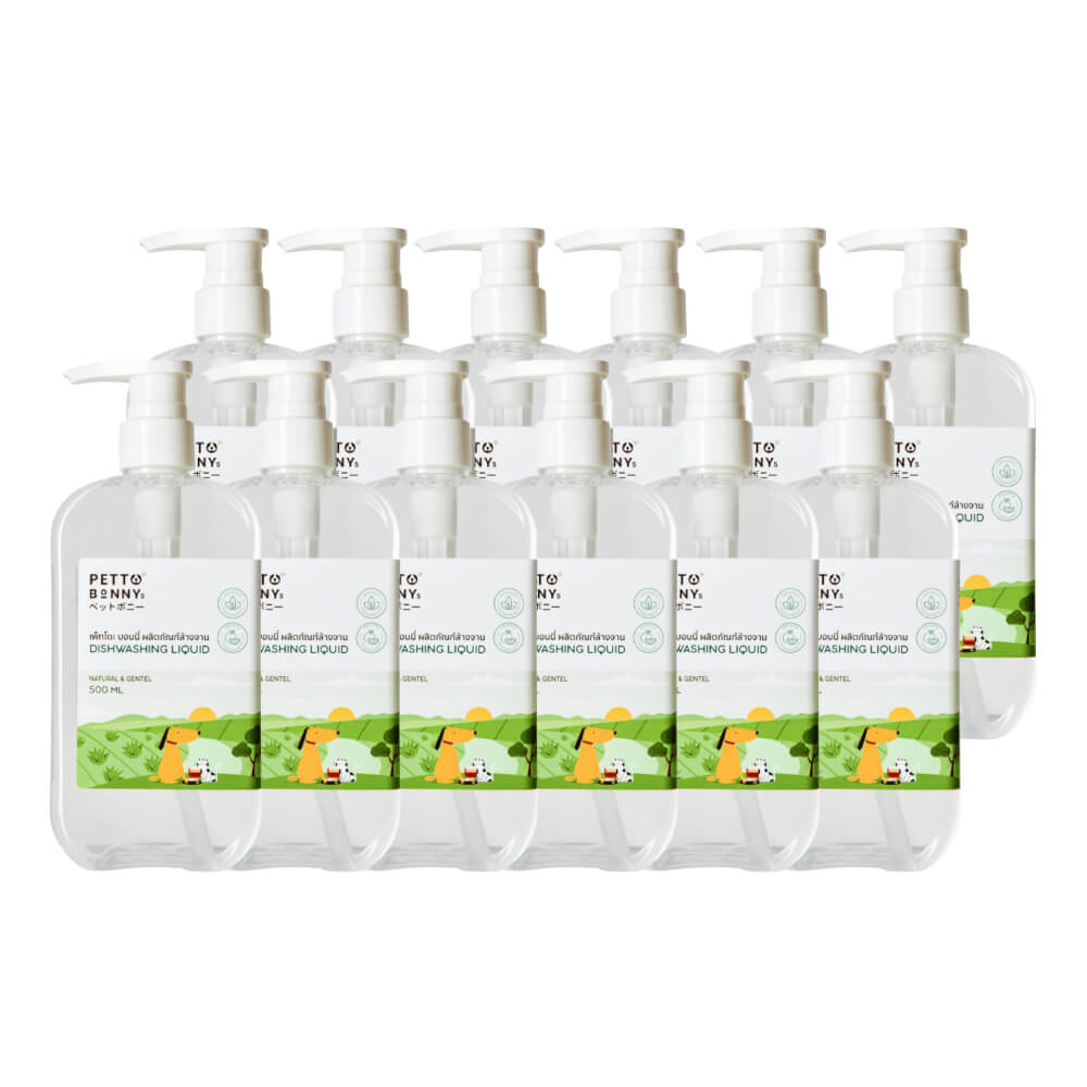 น้ำยาล้างจานสัตว์เลี้ยง PETTO BONNYS สูตรอ่อนโยน 500 มล. X12_7